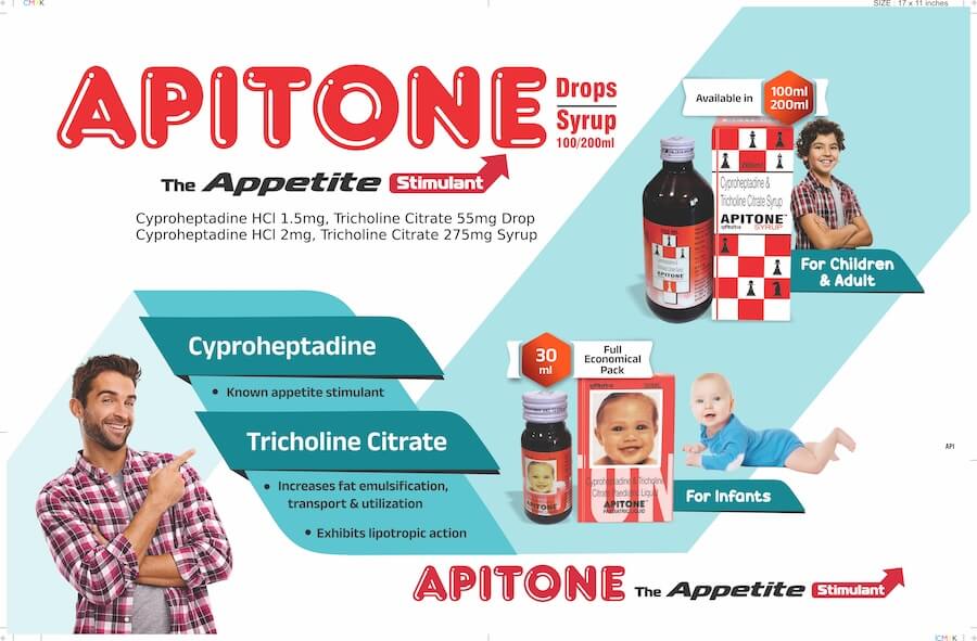 Apitone Drops & Syrup | Sapphire Pharmaceuticals
